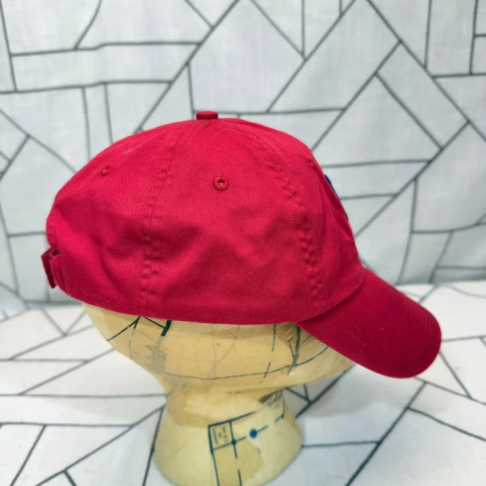 Wrangler Baseball Cap OS Red National Patriot Embroidered Adjustable Hat